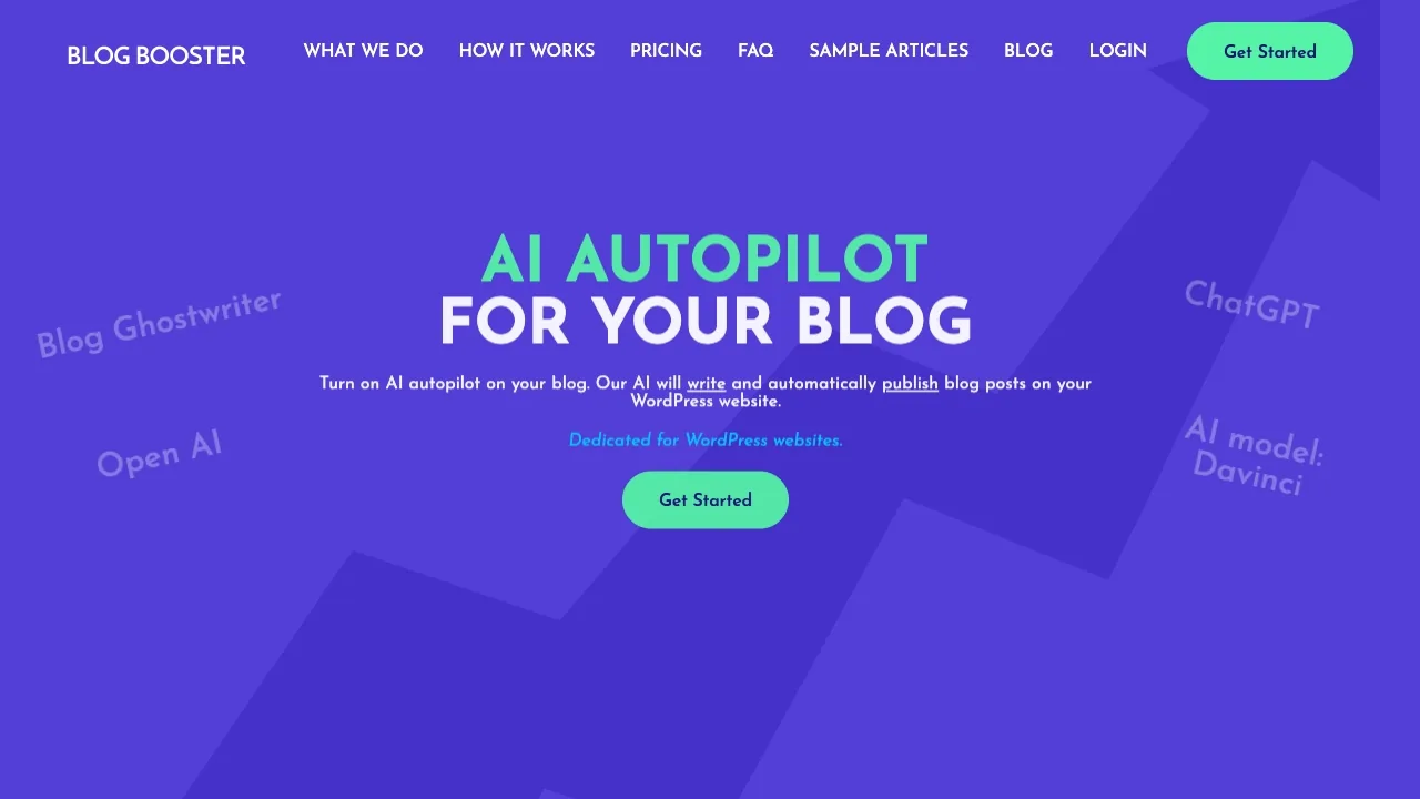 BLOGBOOSTER.ai screenshot
