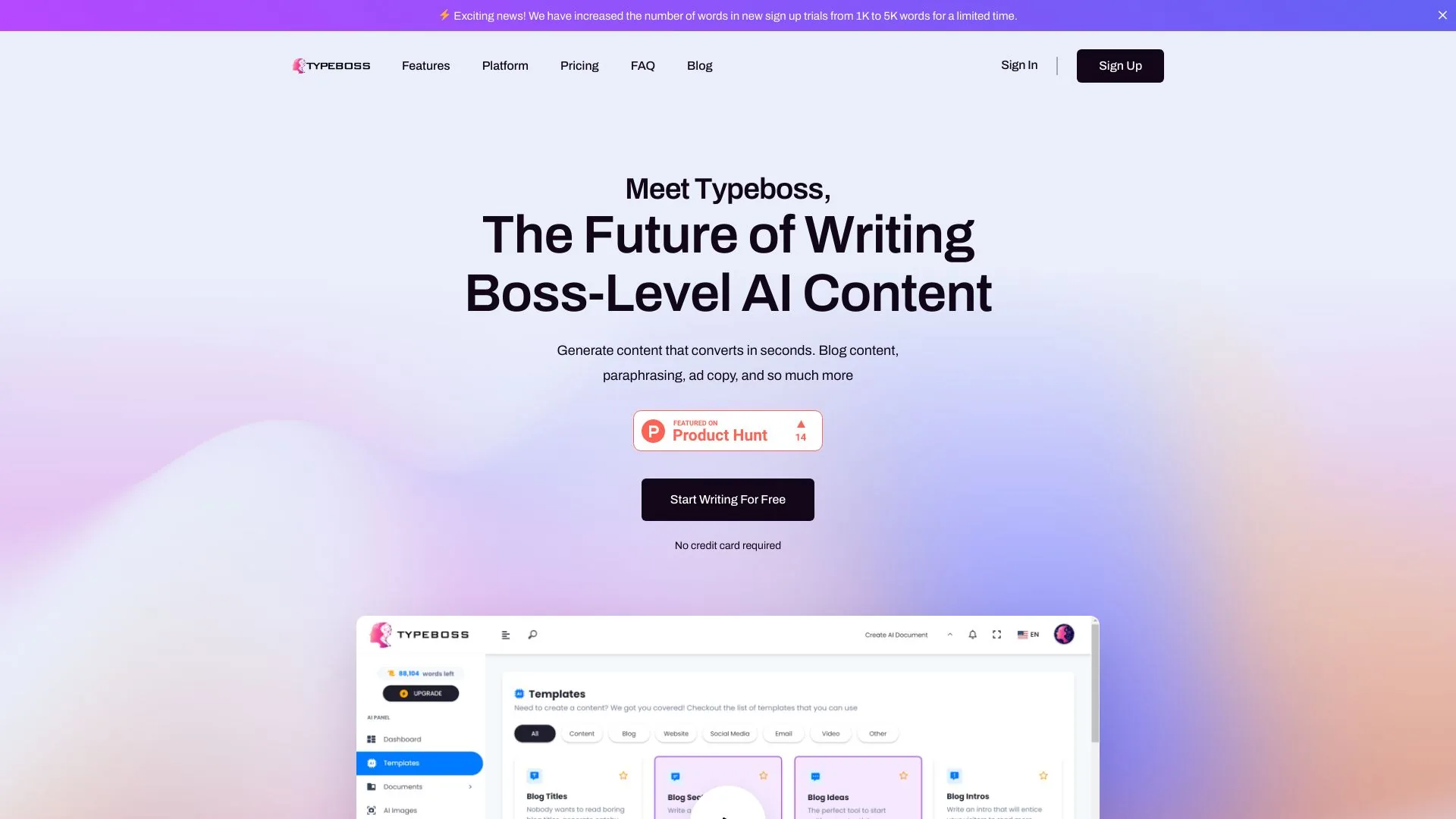 Typeboss | Boss-Level Writing Game screenshot