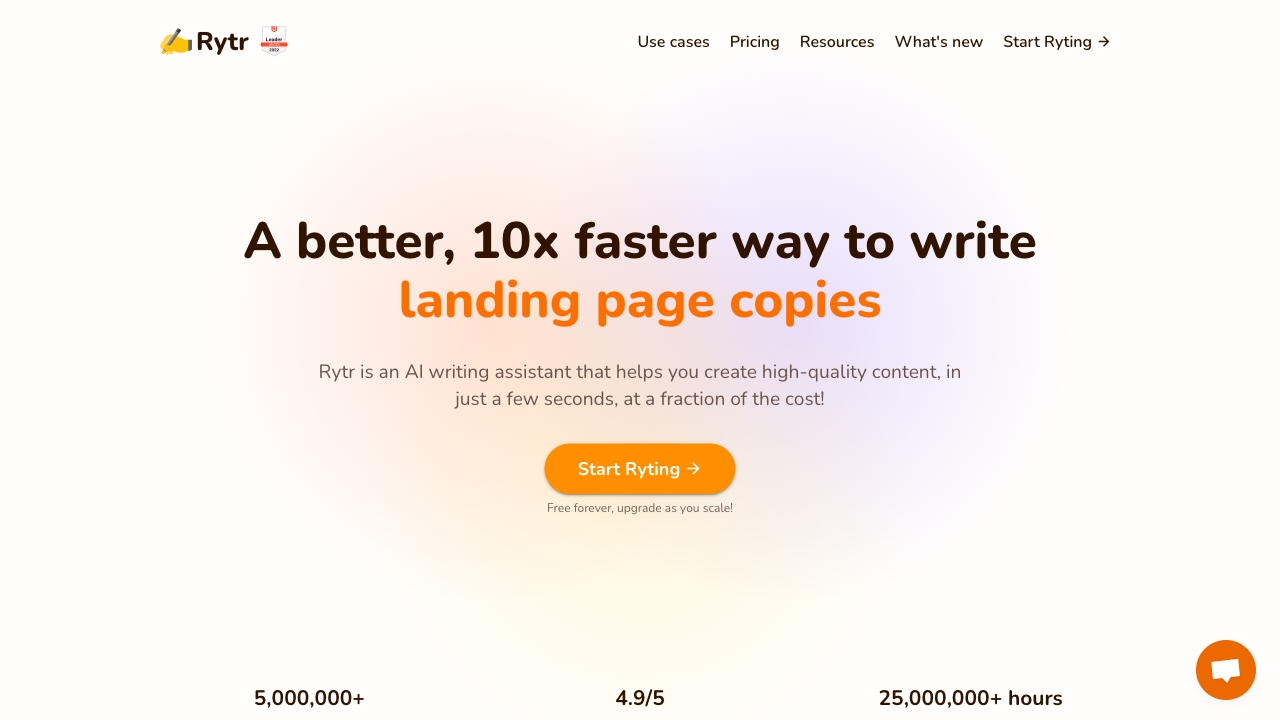 Rytr - The best AI writing assistant, content generator and writing assistant screenshot