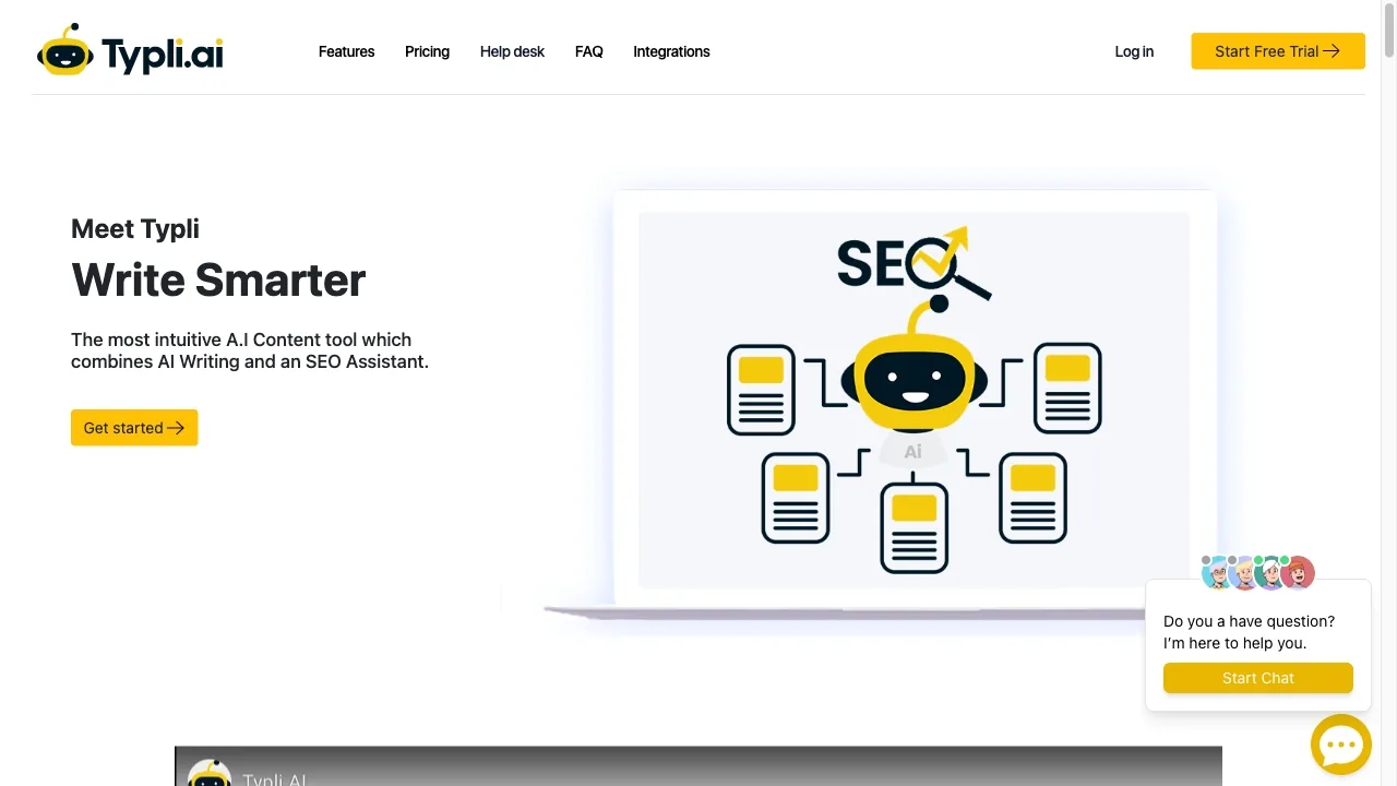 Typli.Ai - AI copywriter and SEO writing assistant screenshot