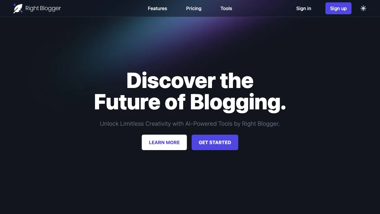RightBlogger screenshot