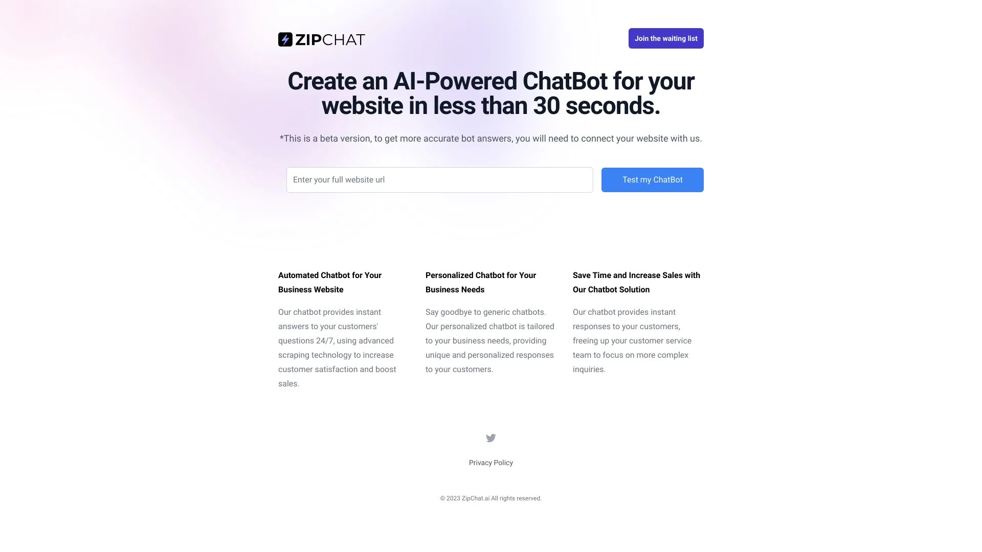 Zipchat™ screenshot