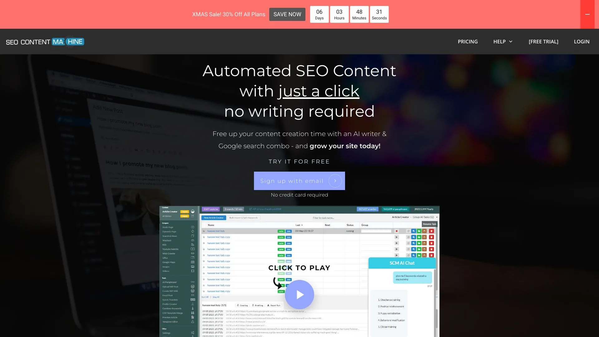 SEO Content Machine AI screenshot