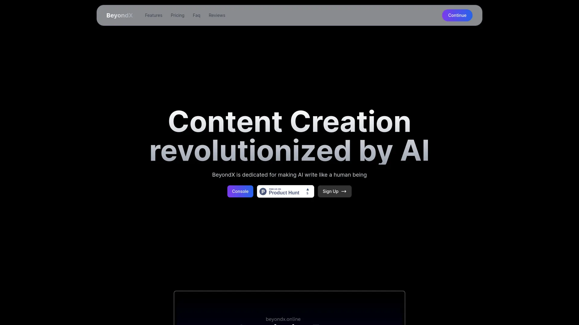 BeyondX screenshot