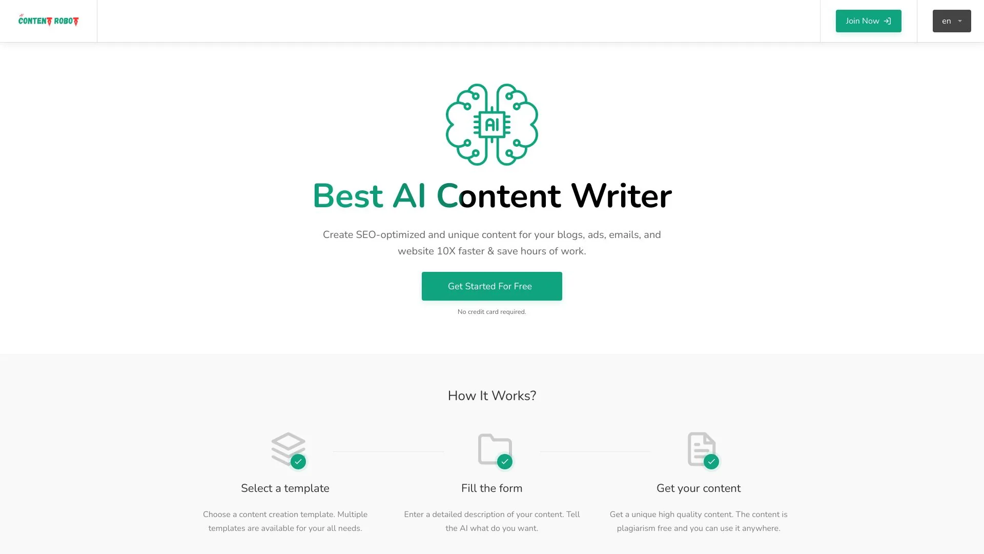 Content Robot screenshot