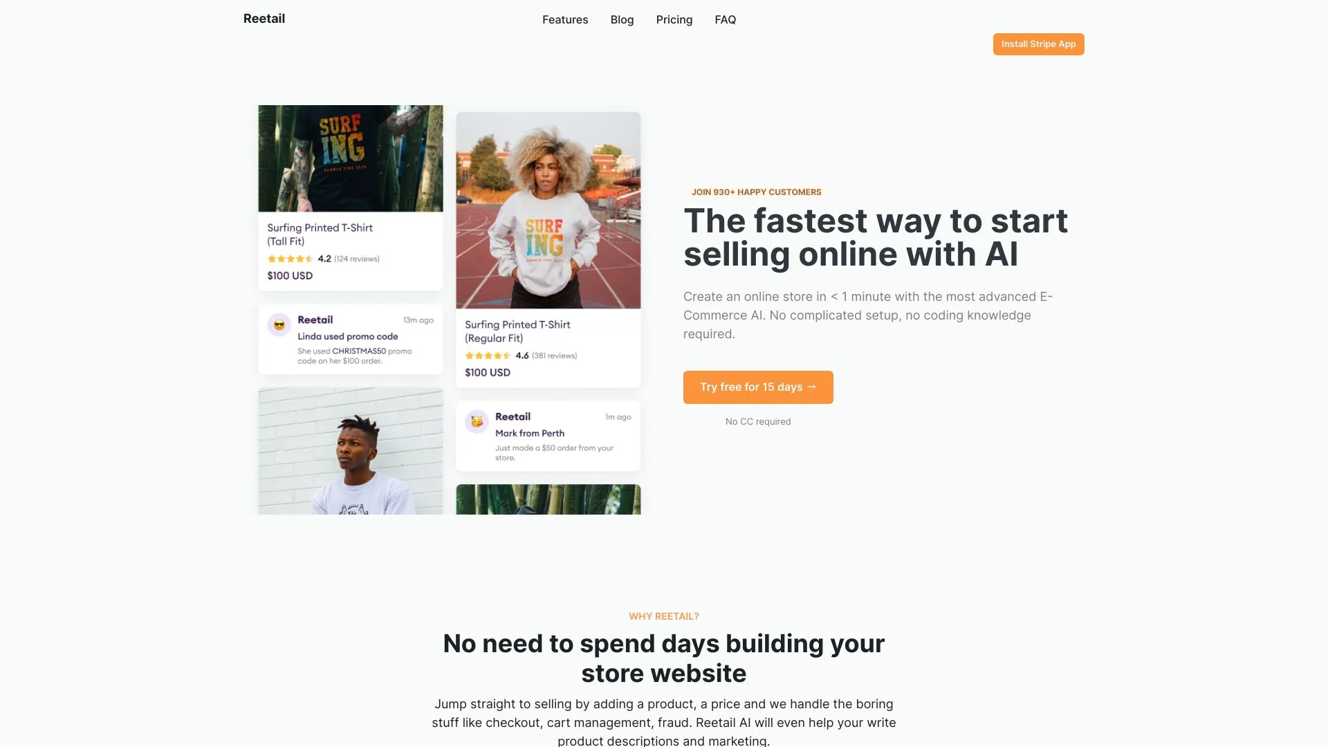 Reetail screenshot