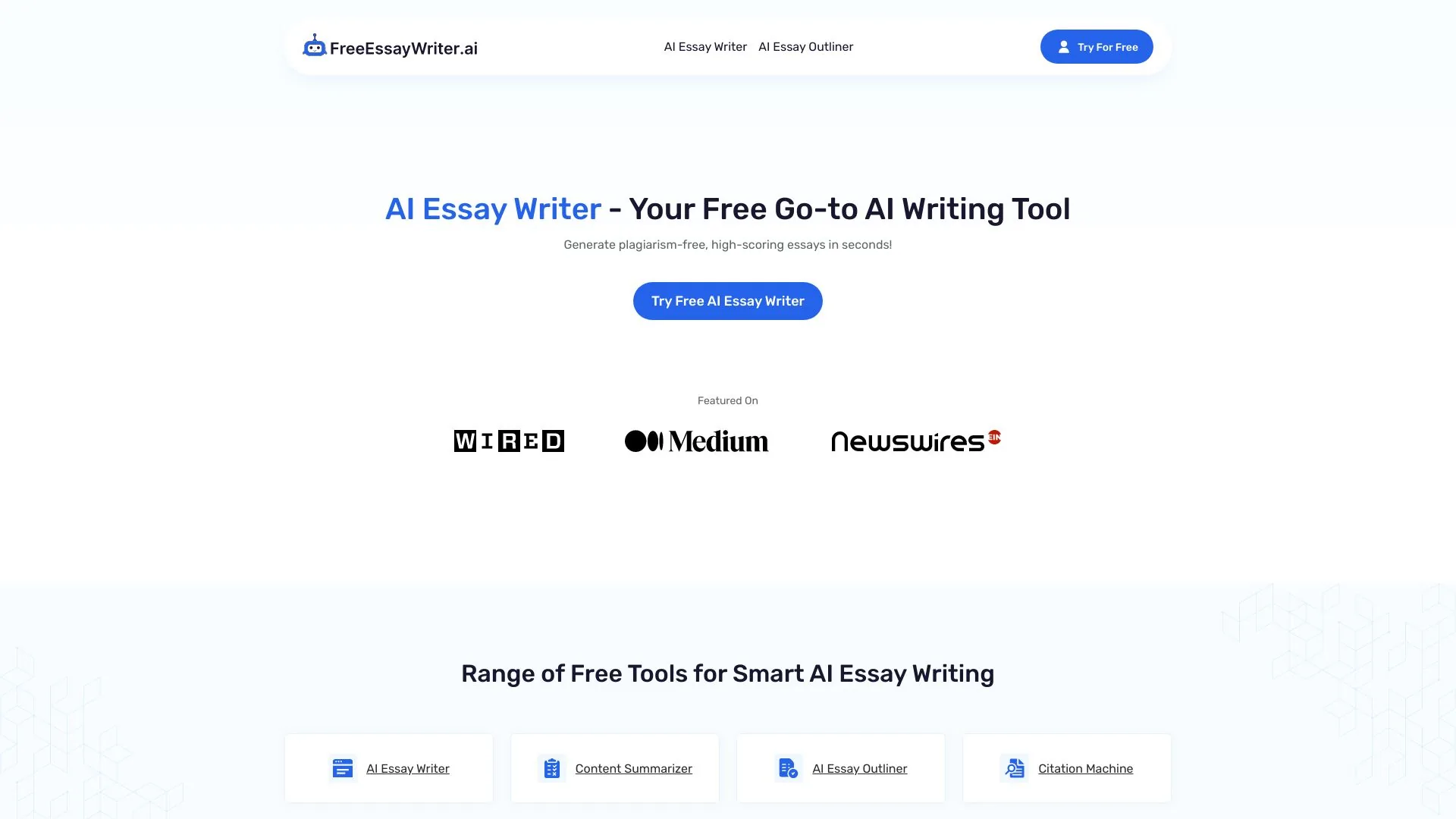 FreeEssayWriter.ai screenshot