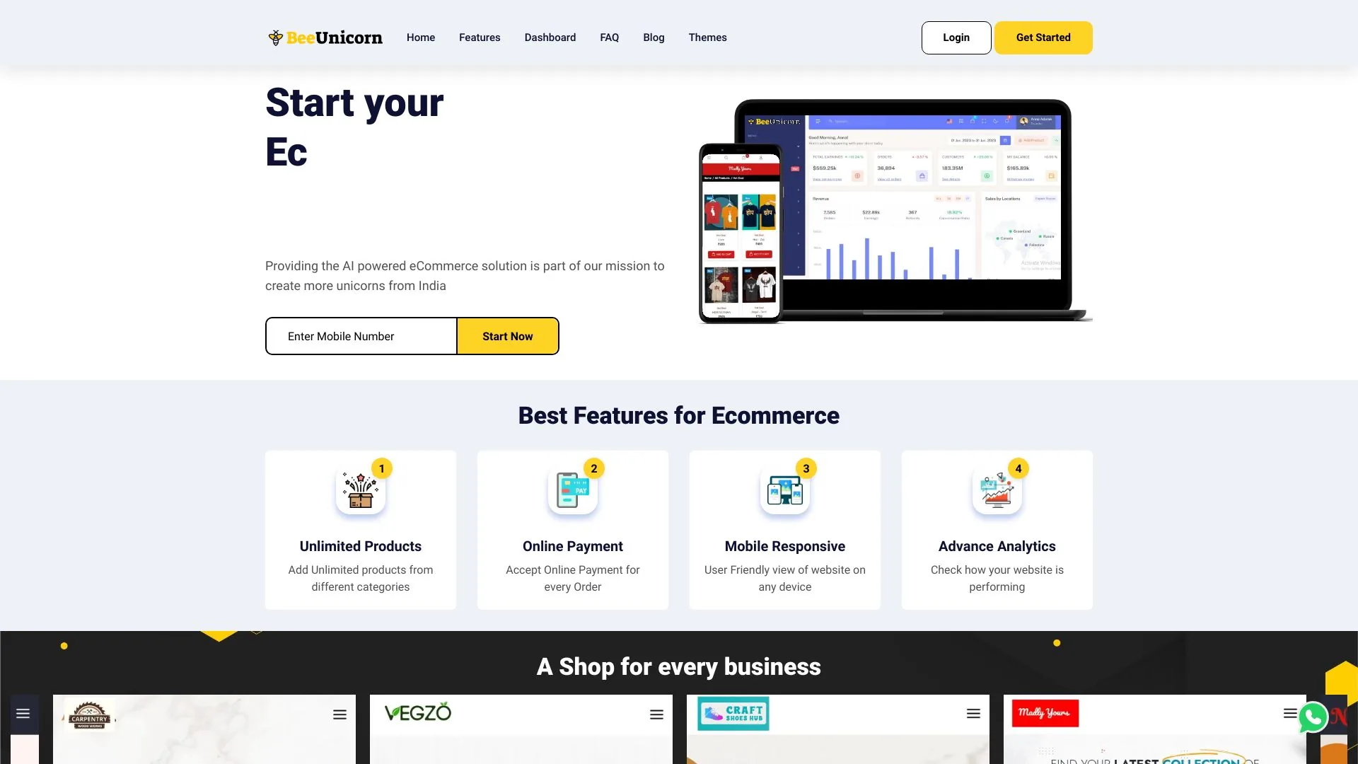 BeeUnicorn screenshot