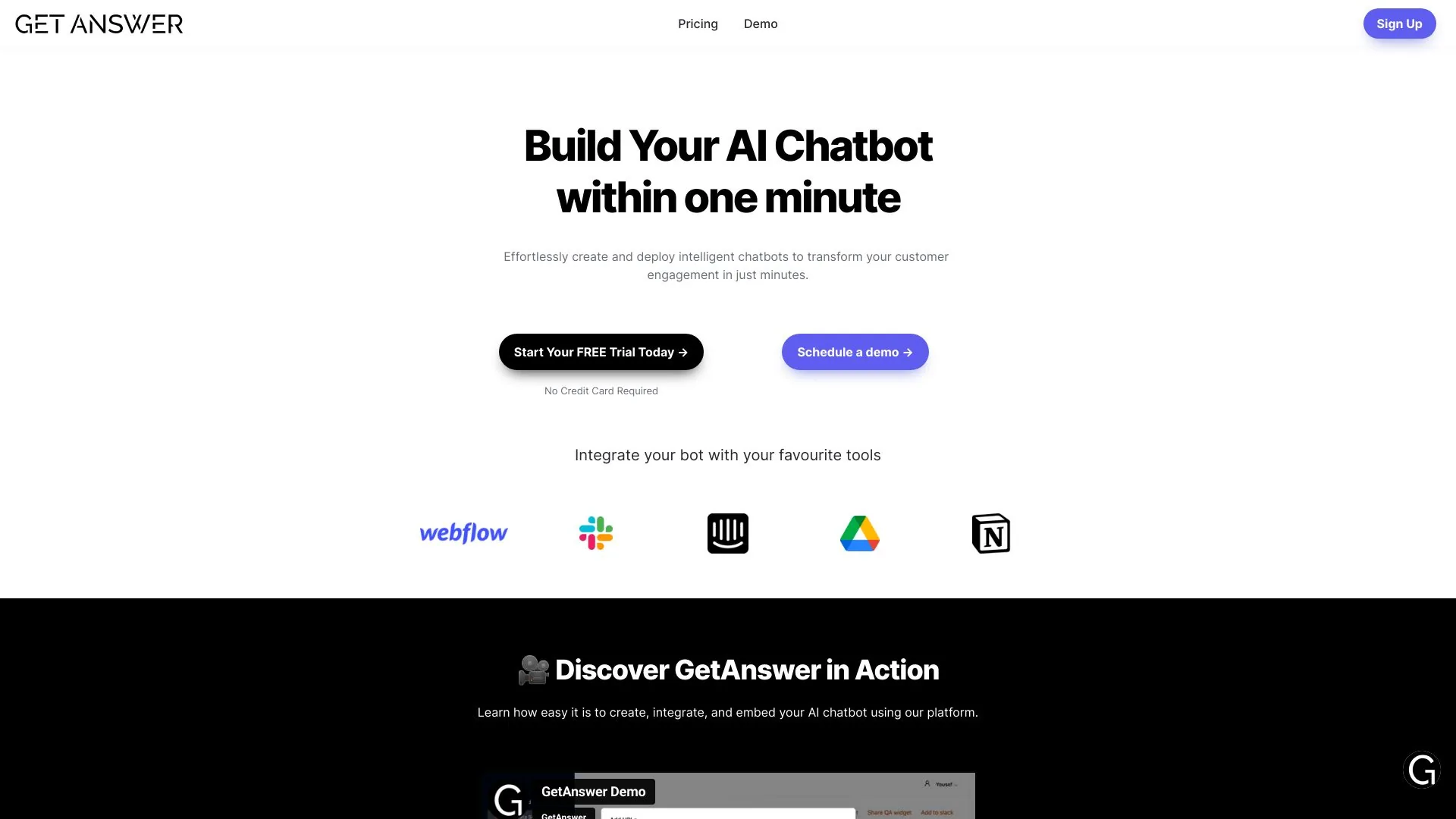 Get Answer screenshot