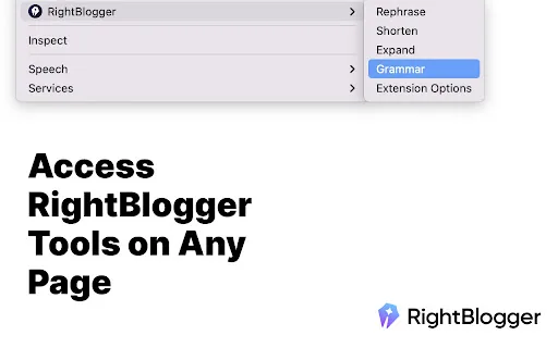 RightBlogger screenshot