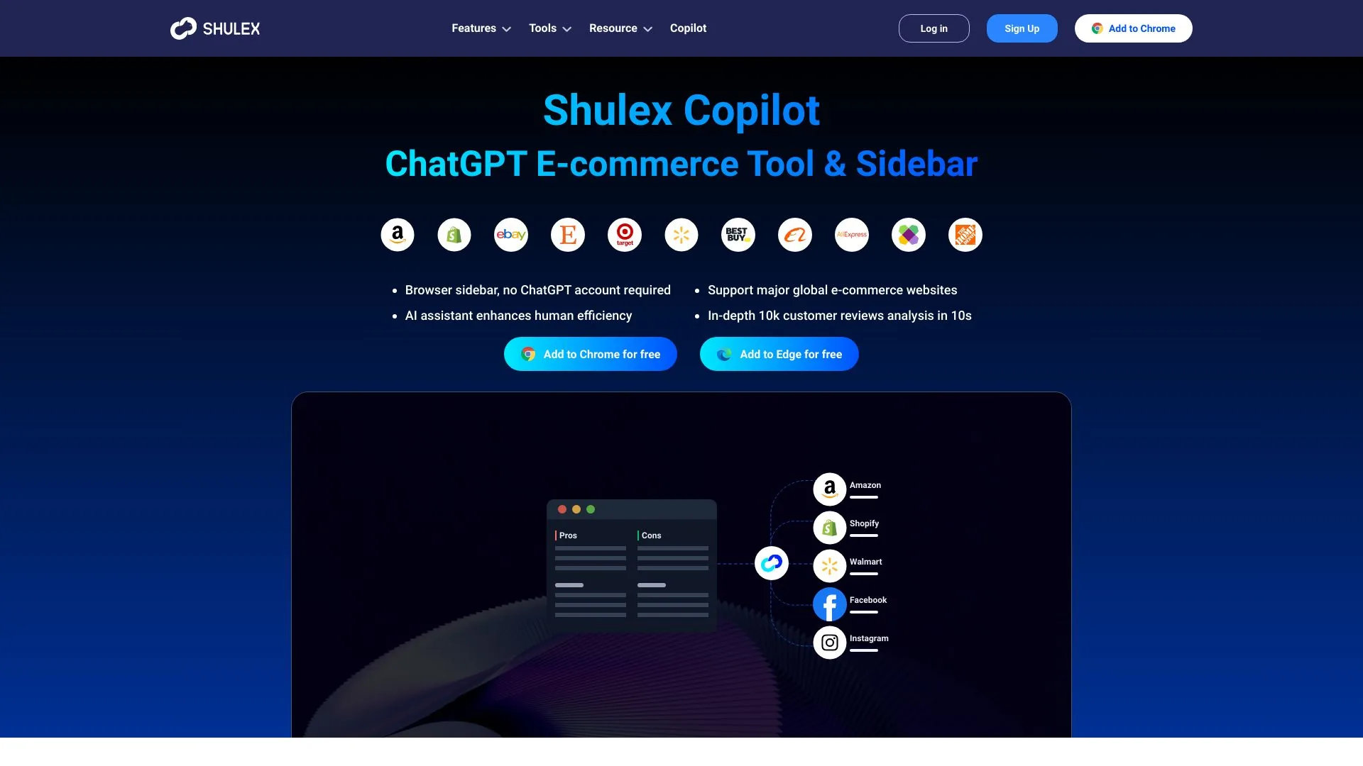 Shulex Copilot ChatGPT电商工具和侧边栏 screenshot