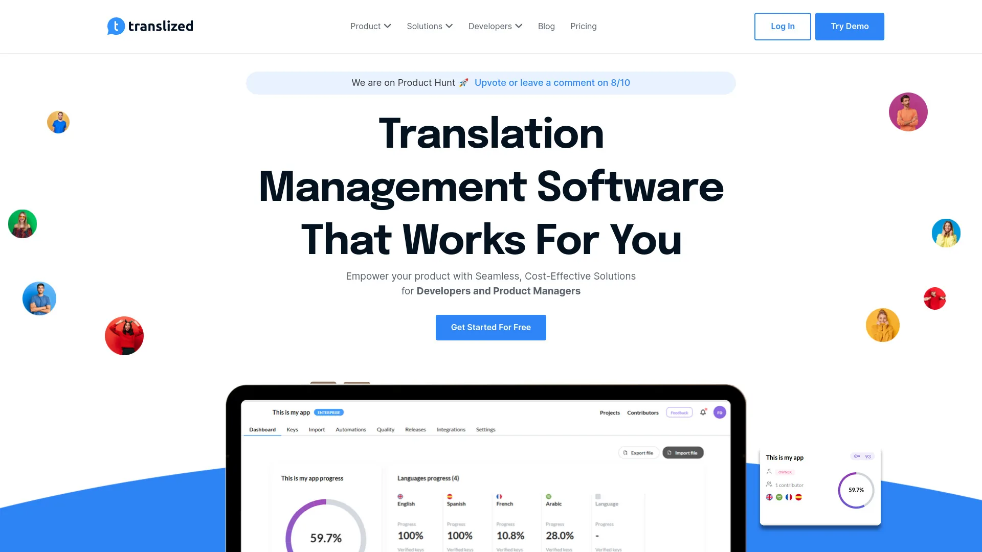 Translized | Software Localization Platform screenshot