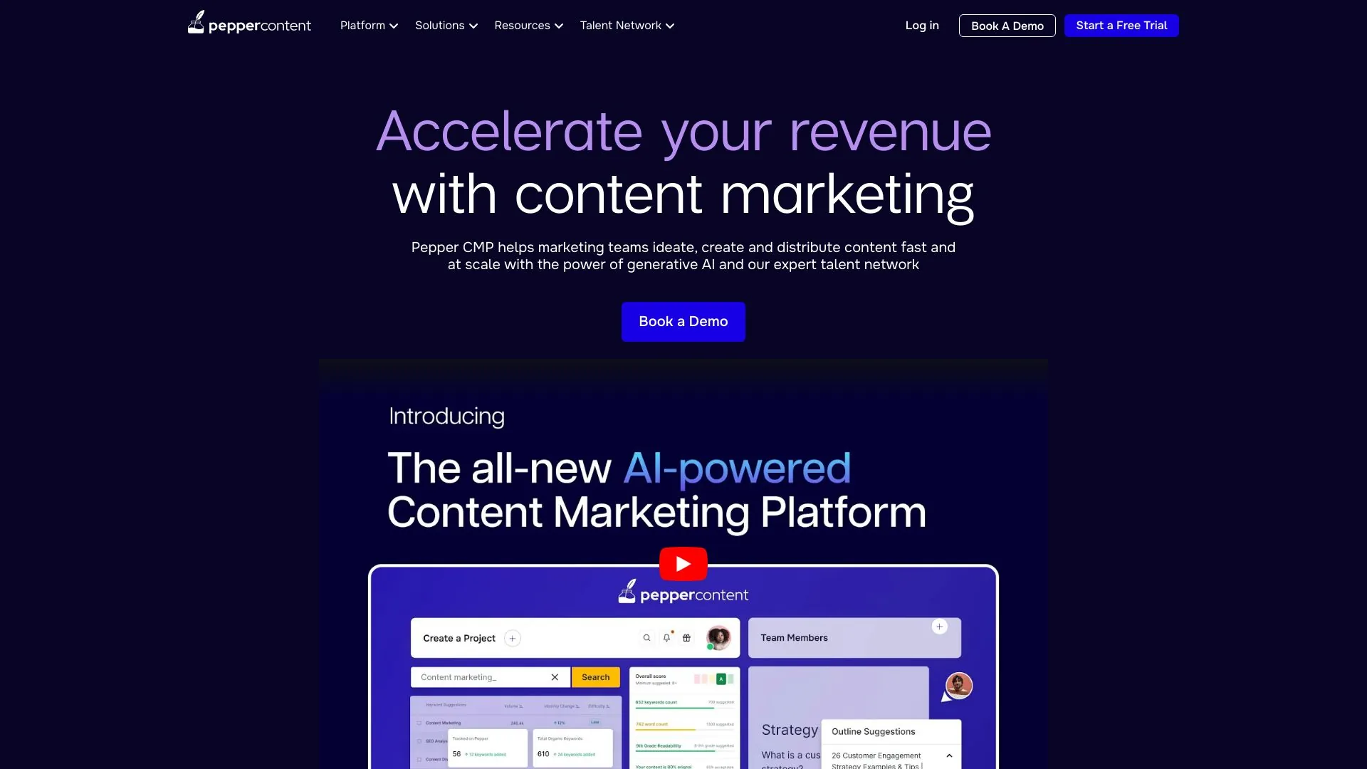 Pepper Content screenshot
