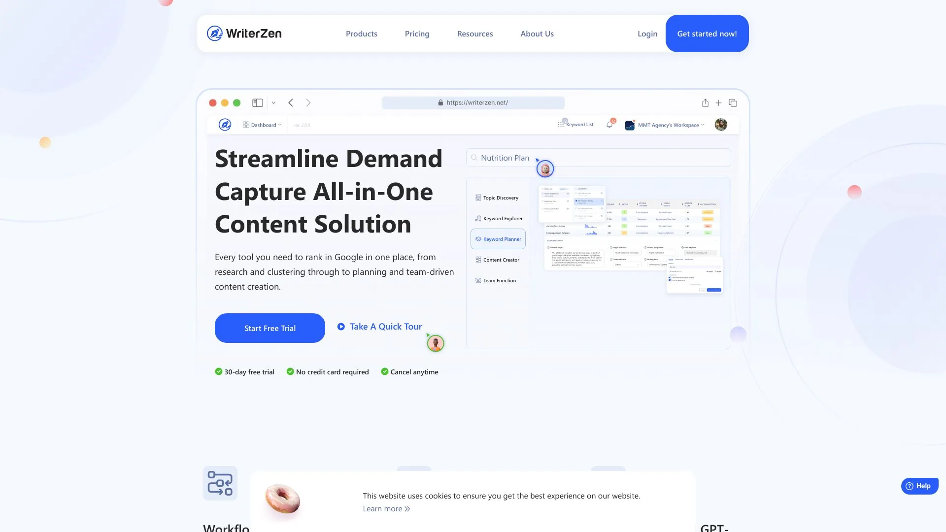 WriterZen screenshot
