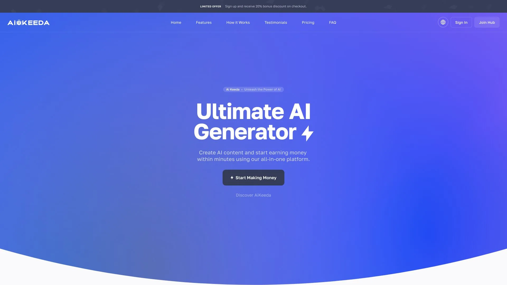AiKeeda.com screenshot