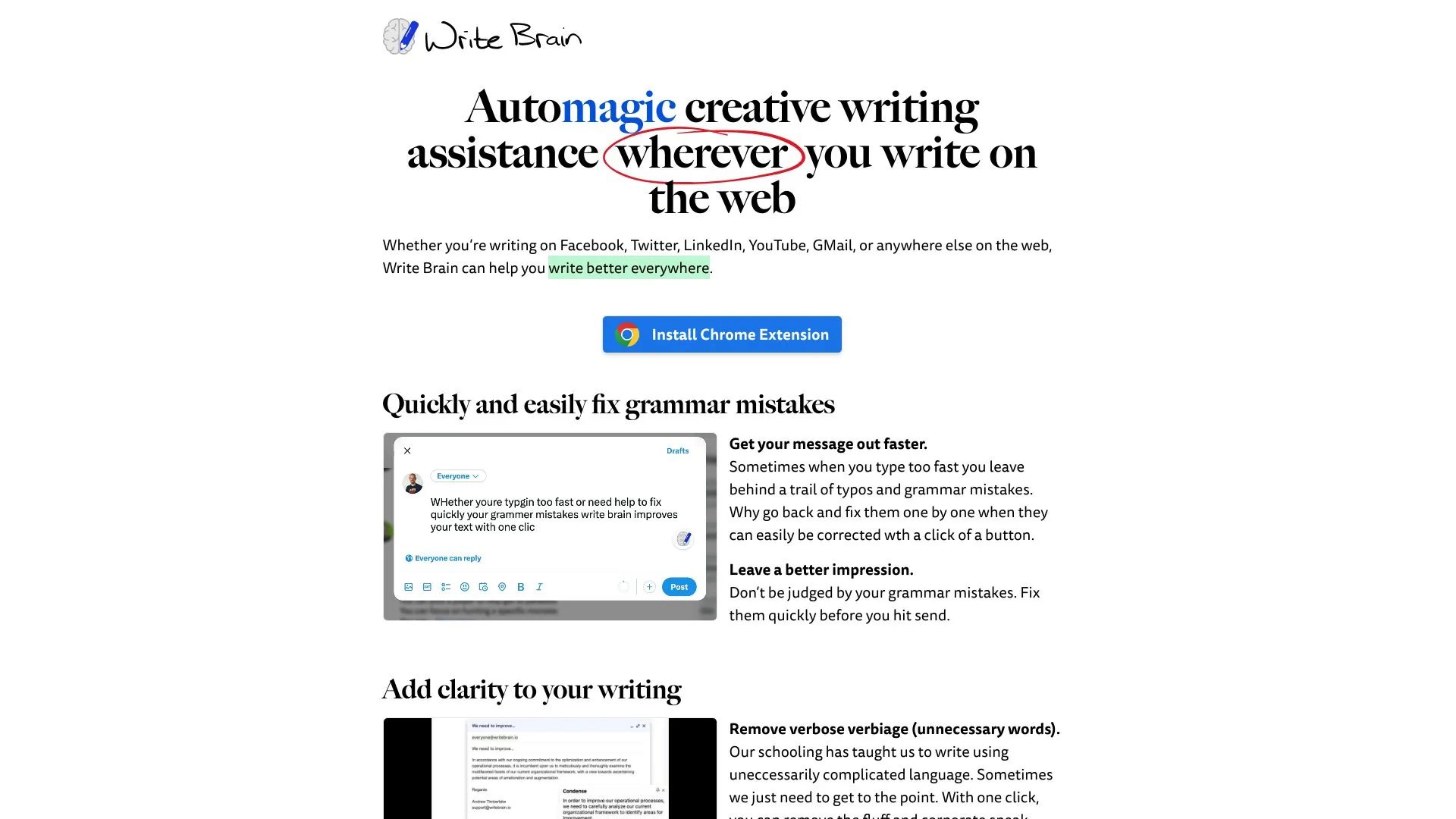 Write Brain screenshot
