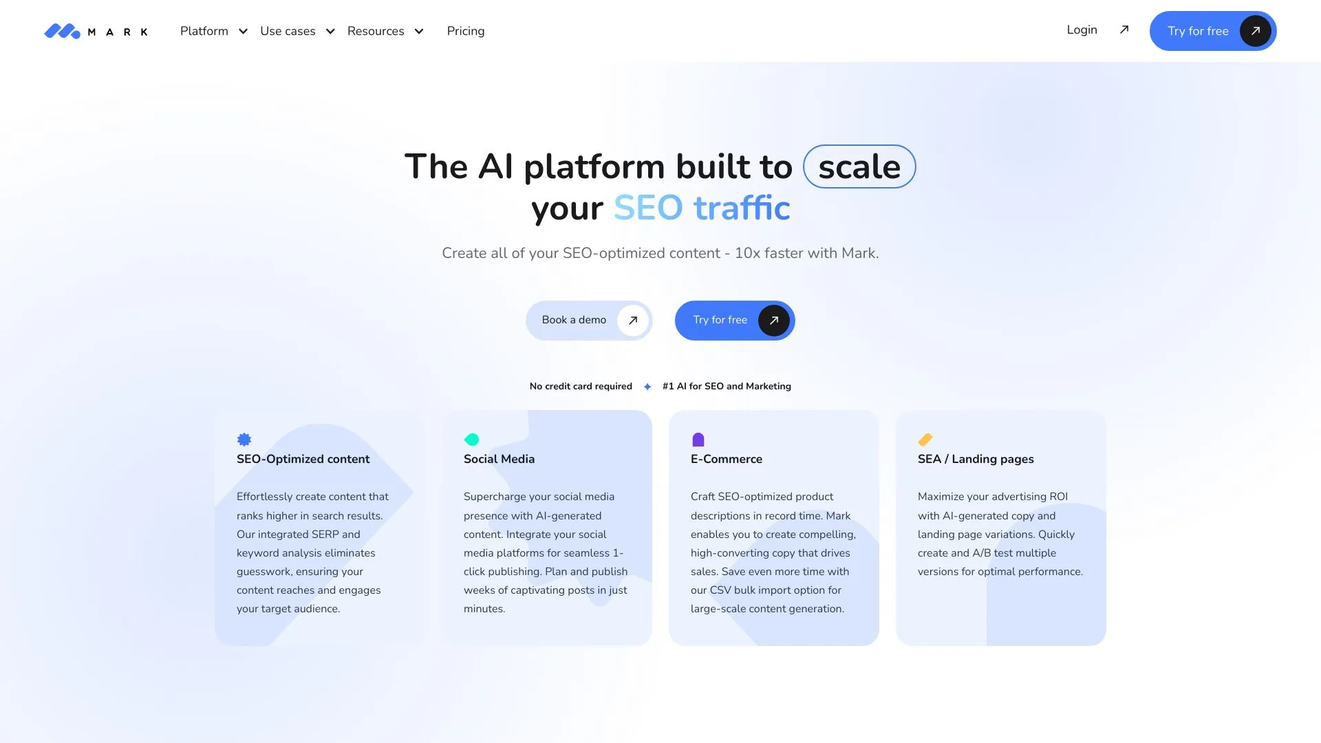 Mark AI: Match content to your brand voice screenshot