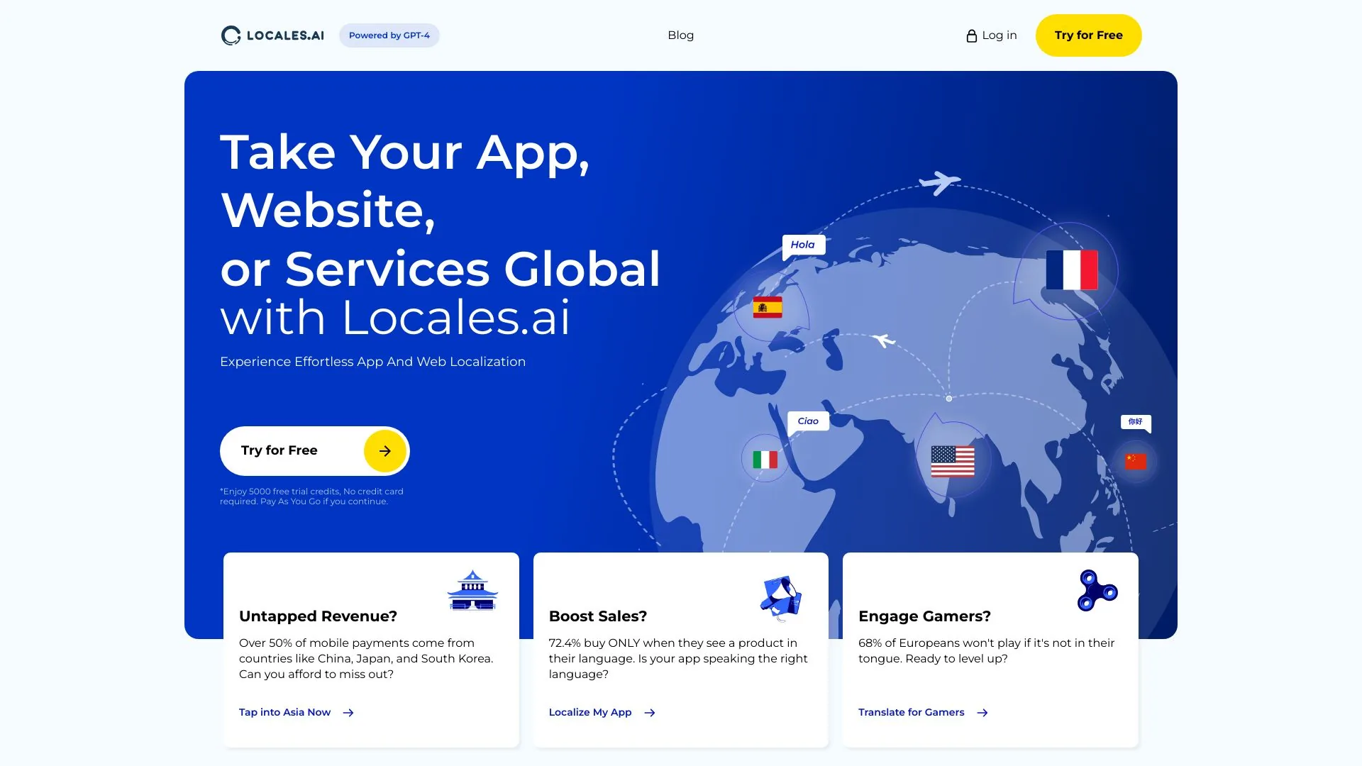 Locales.ai screenshot