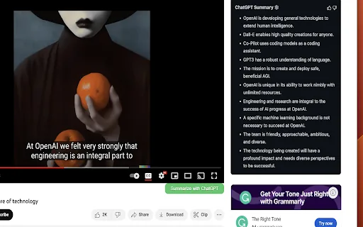 YoutubeDigest screenshot