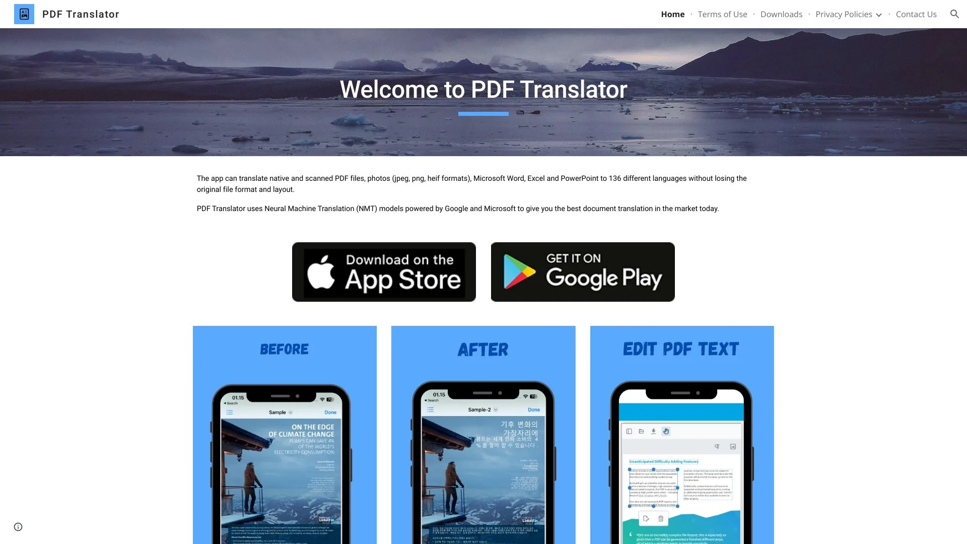 PDF Translator screenshot