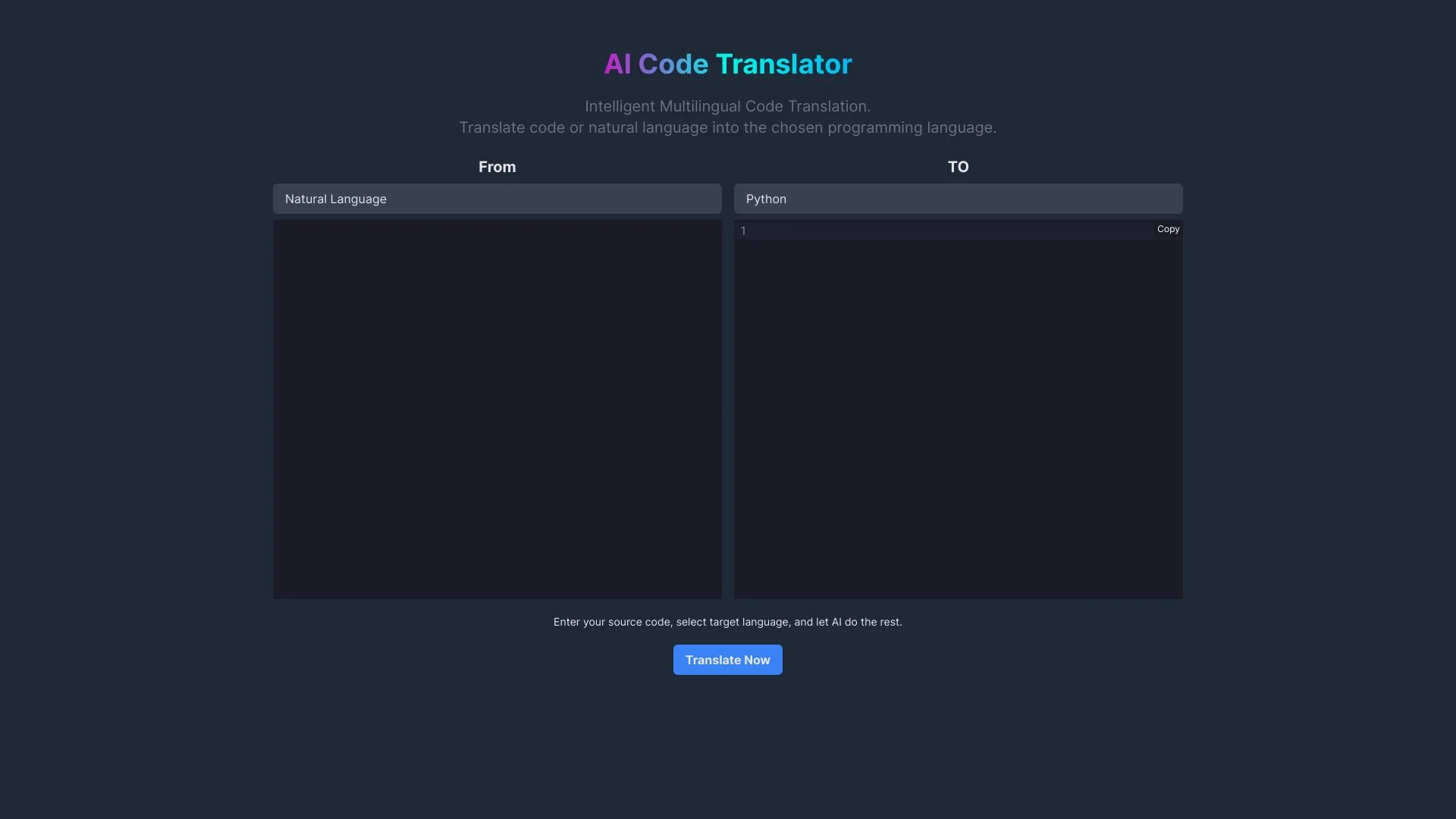 AI Code Translator Online Free 🤖 screenshot