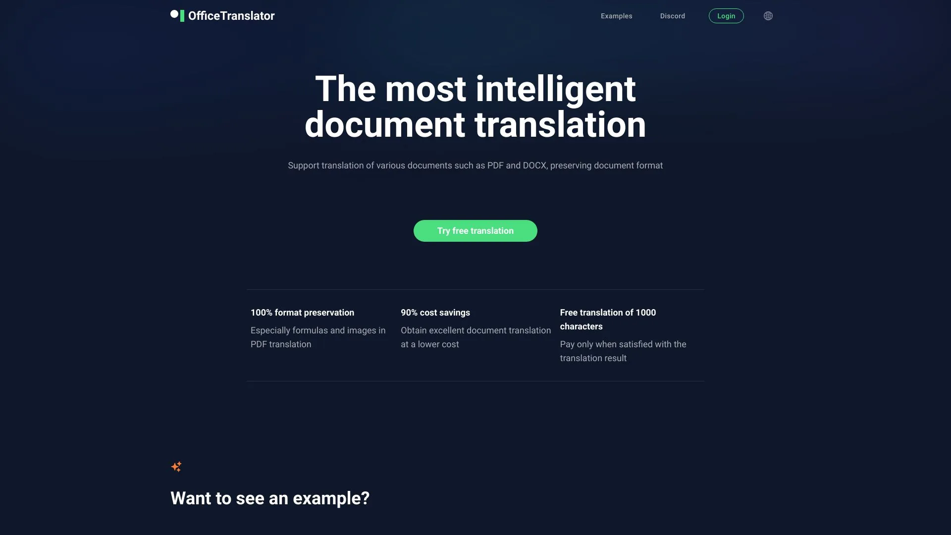 OfficeTranslator screenshot