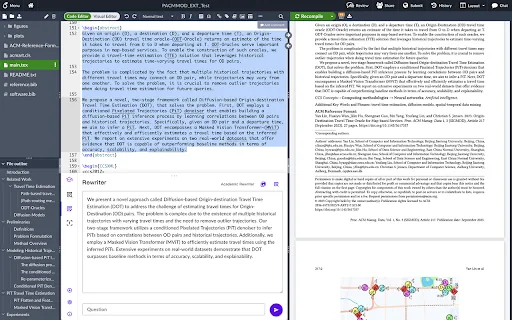 ScholarCopilot screenshot