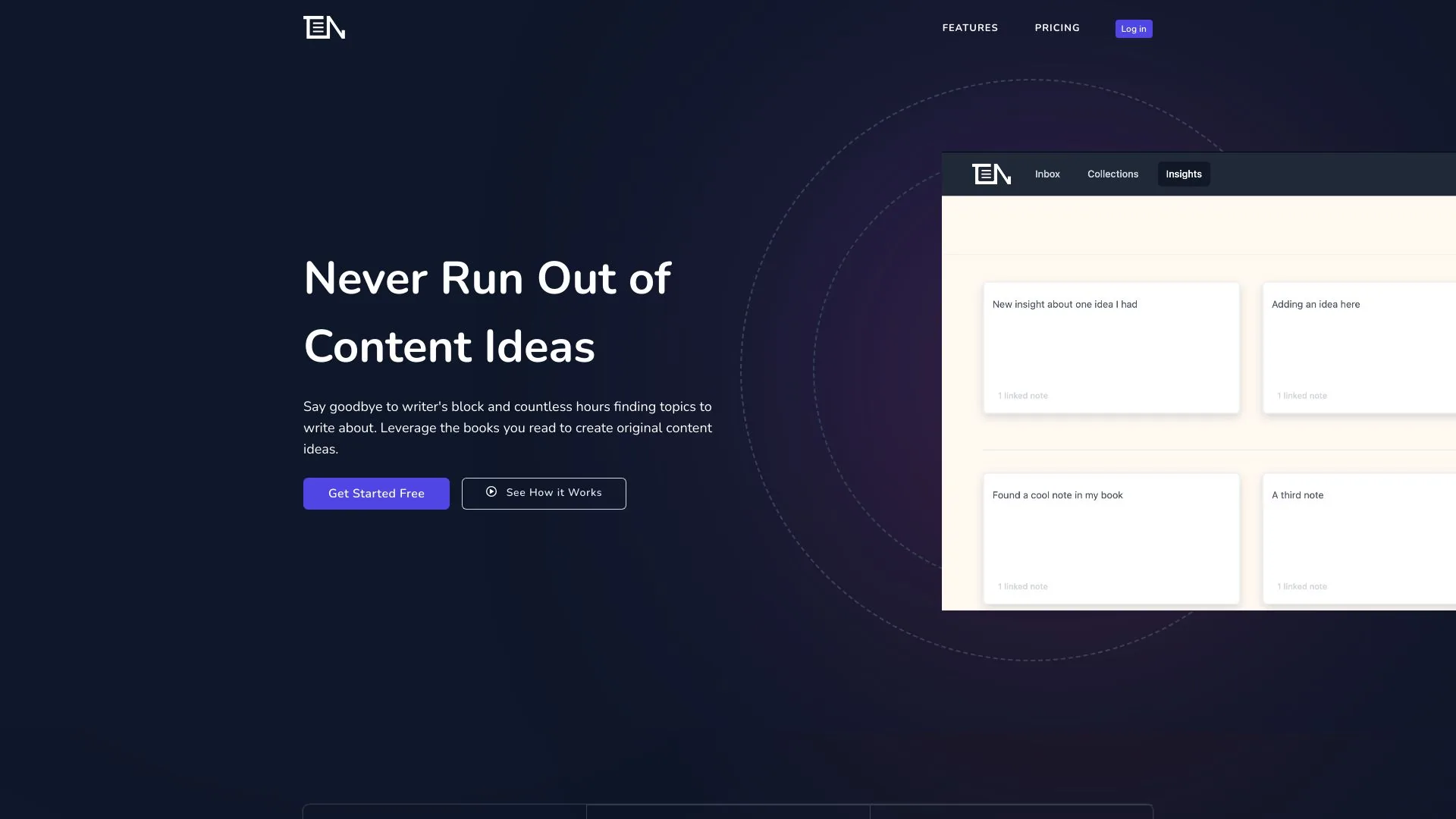 ThinkerNotes screenshot