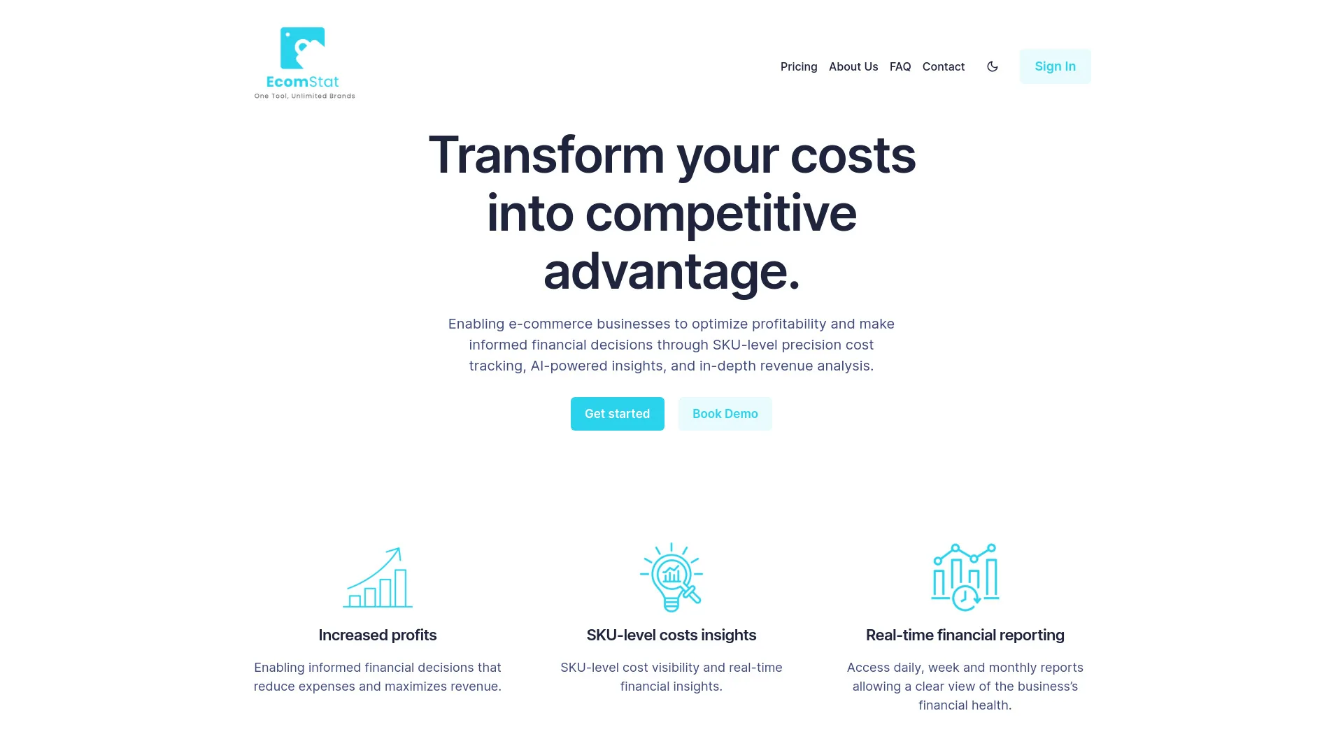 EcomStat screenshot