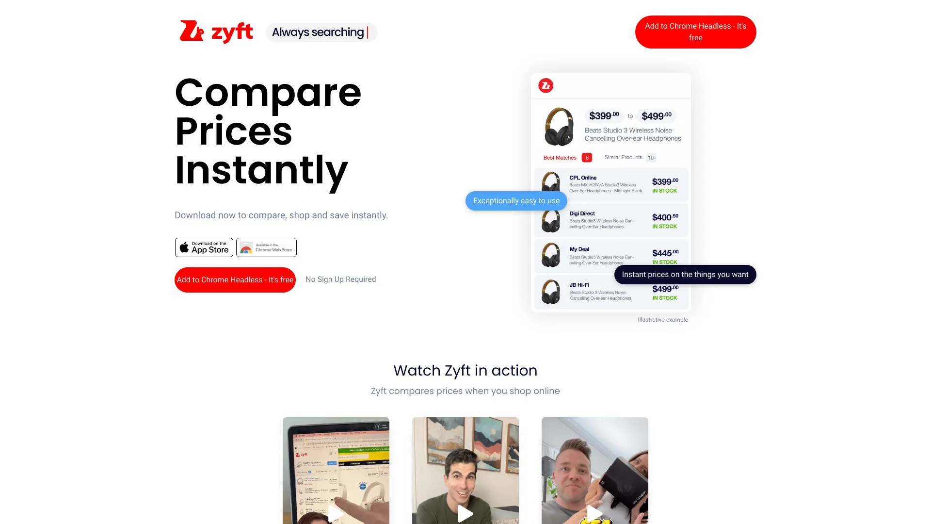 Zyft screenshot