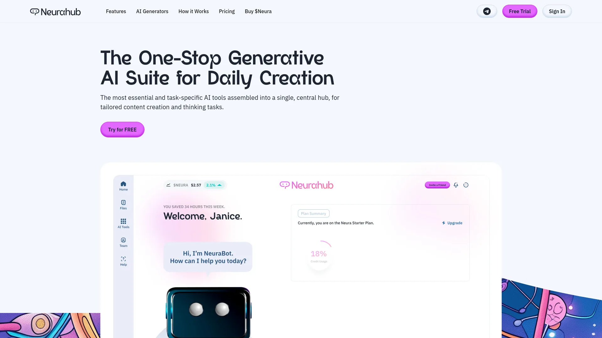 Neurahub screenshot