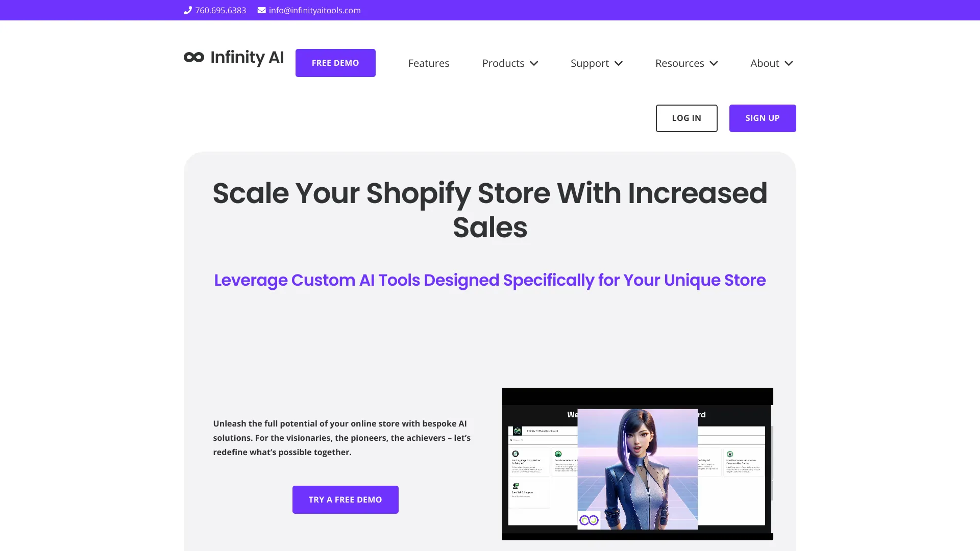 Infinity AI Tools screenshot