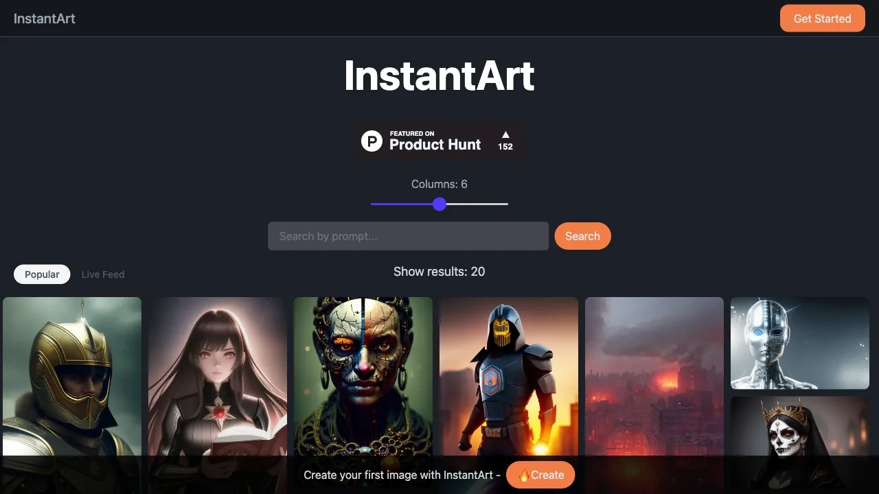 InstantArt screenshot