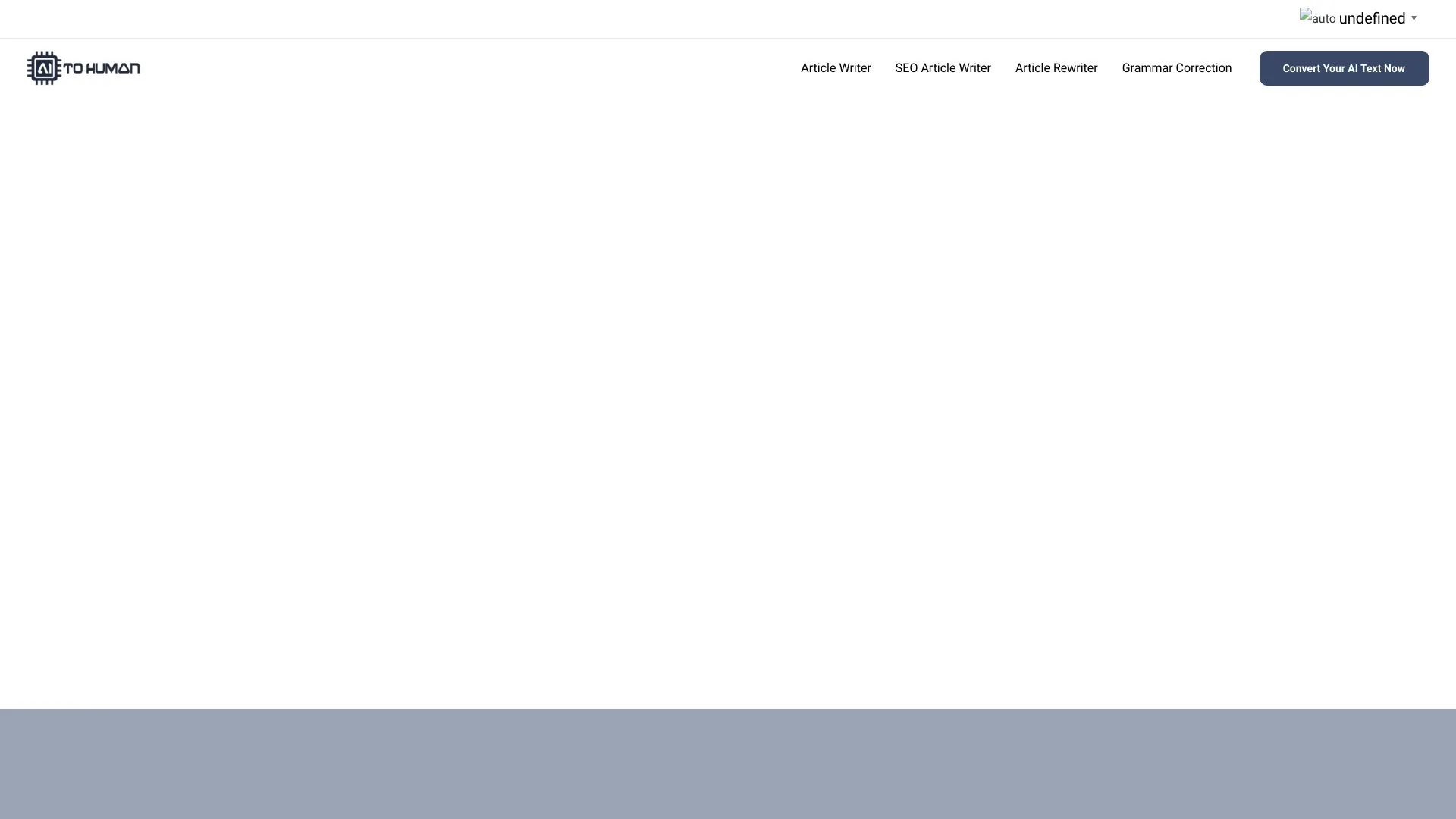 AI to Human Text Converter - AItoHuman.org screenshot