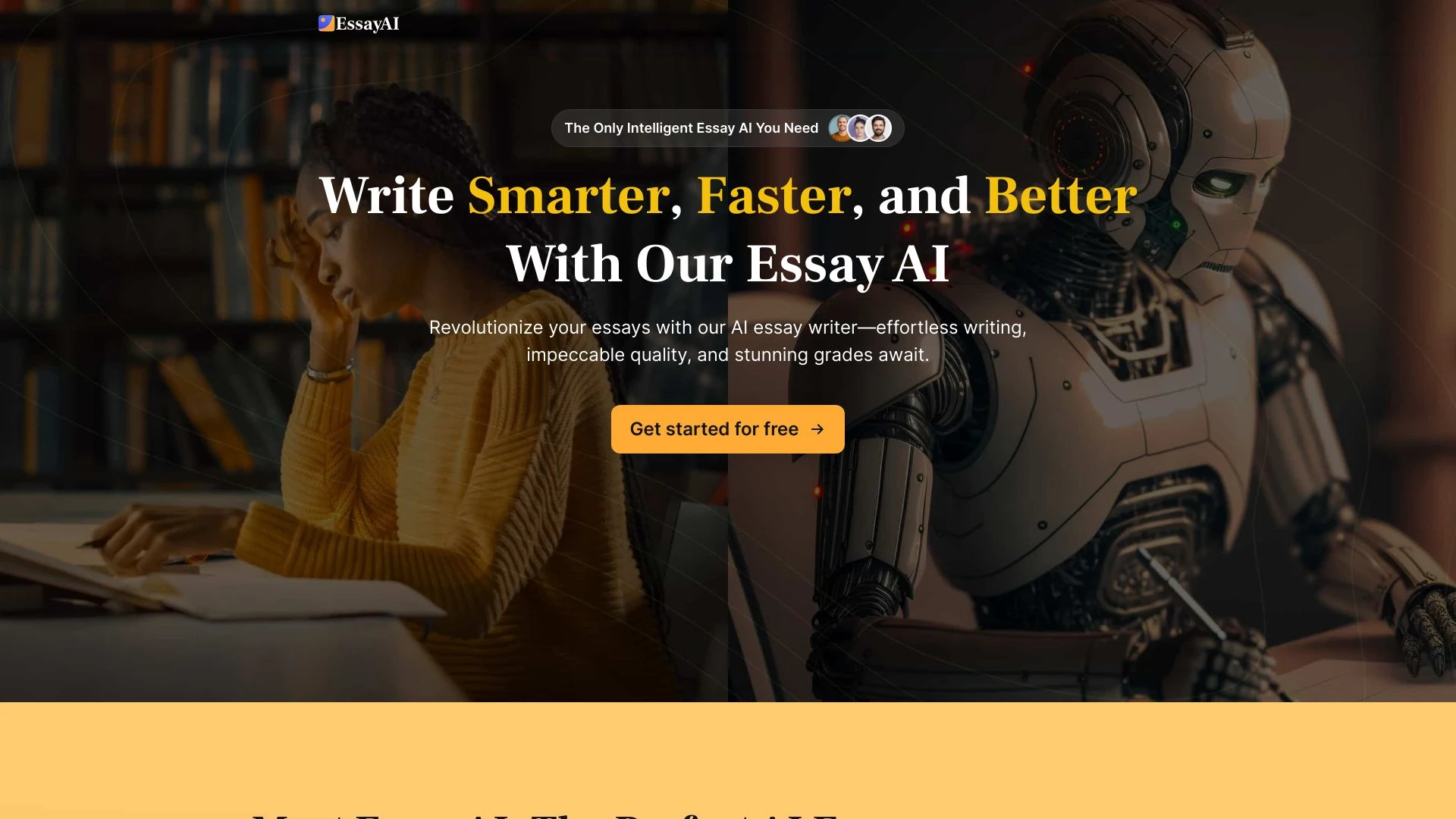 Essay AI screenshot