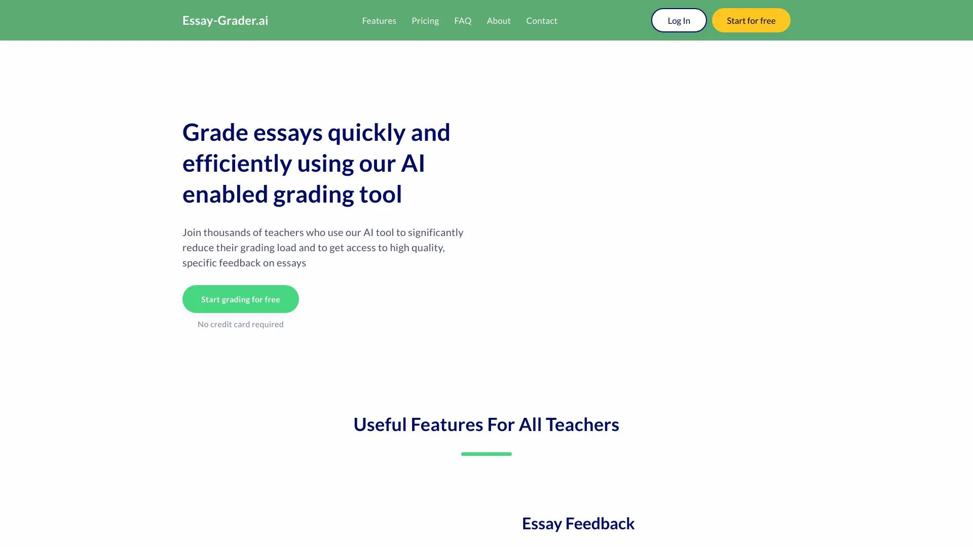 EssayGrade.ai screenshot