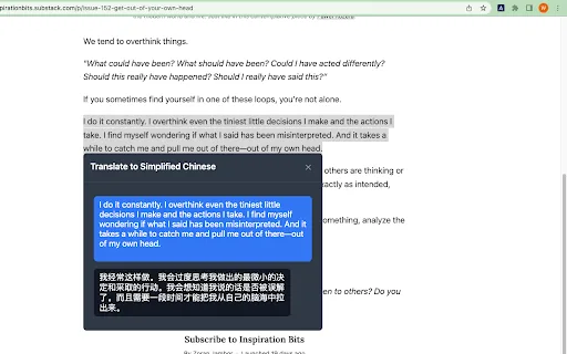 TranslateWeb screenshot