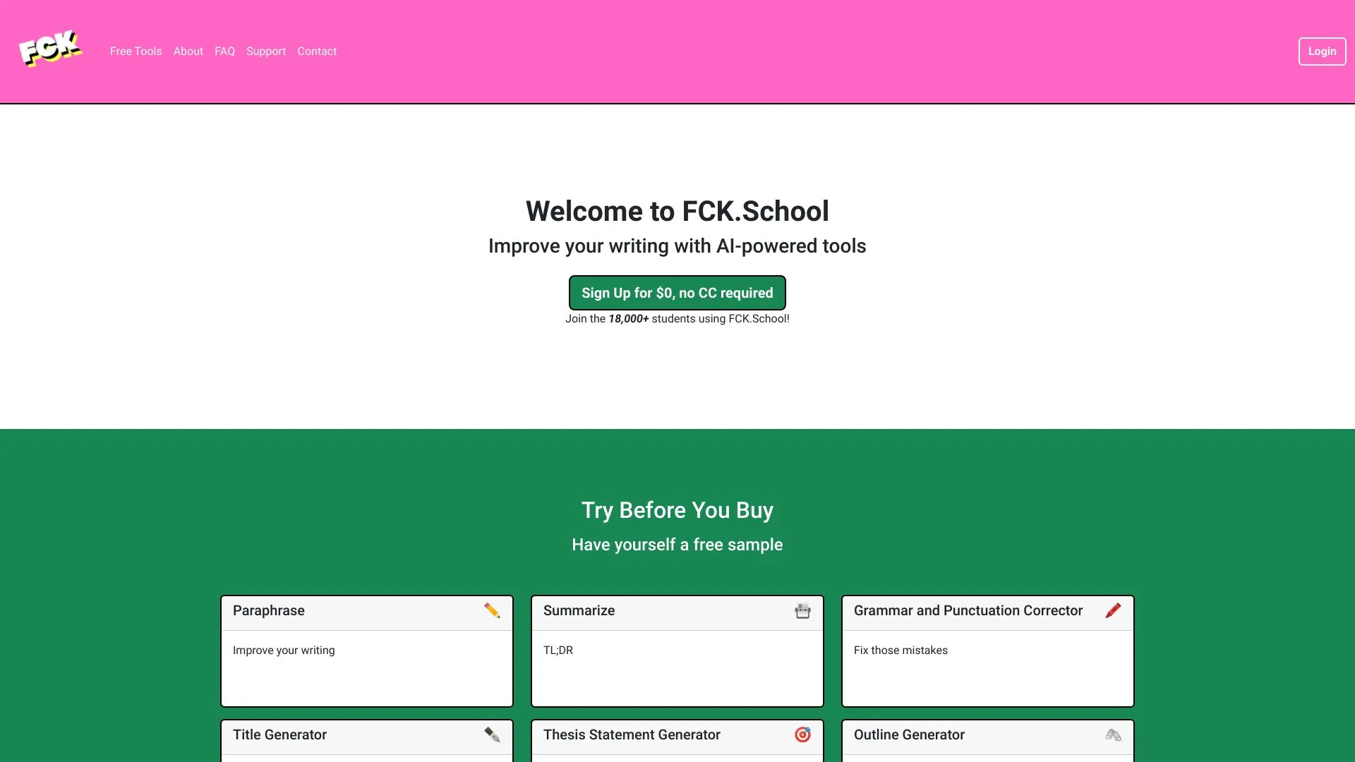 FCK.School screenshot