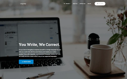 Linguisity Chrome Extension screenshot