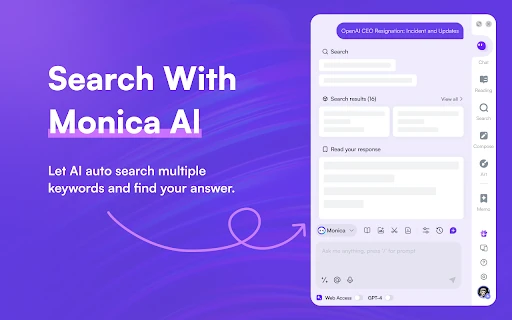 Monica screenshot