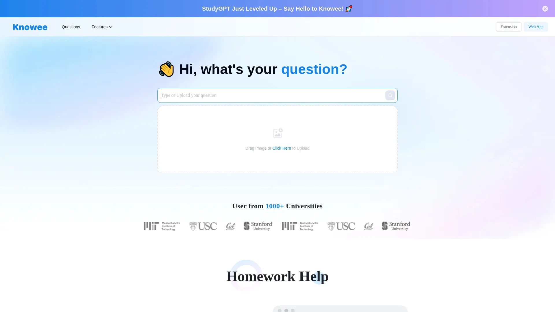 Knowee AI screenshot