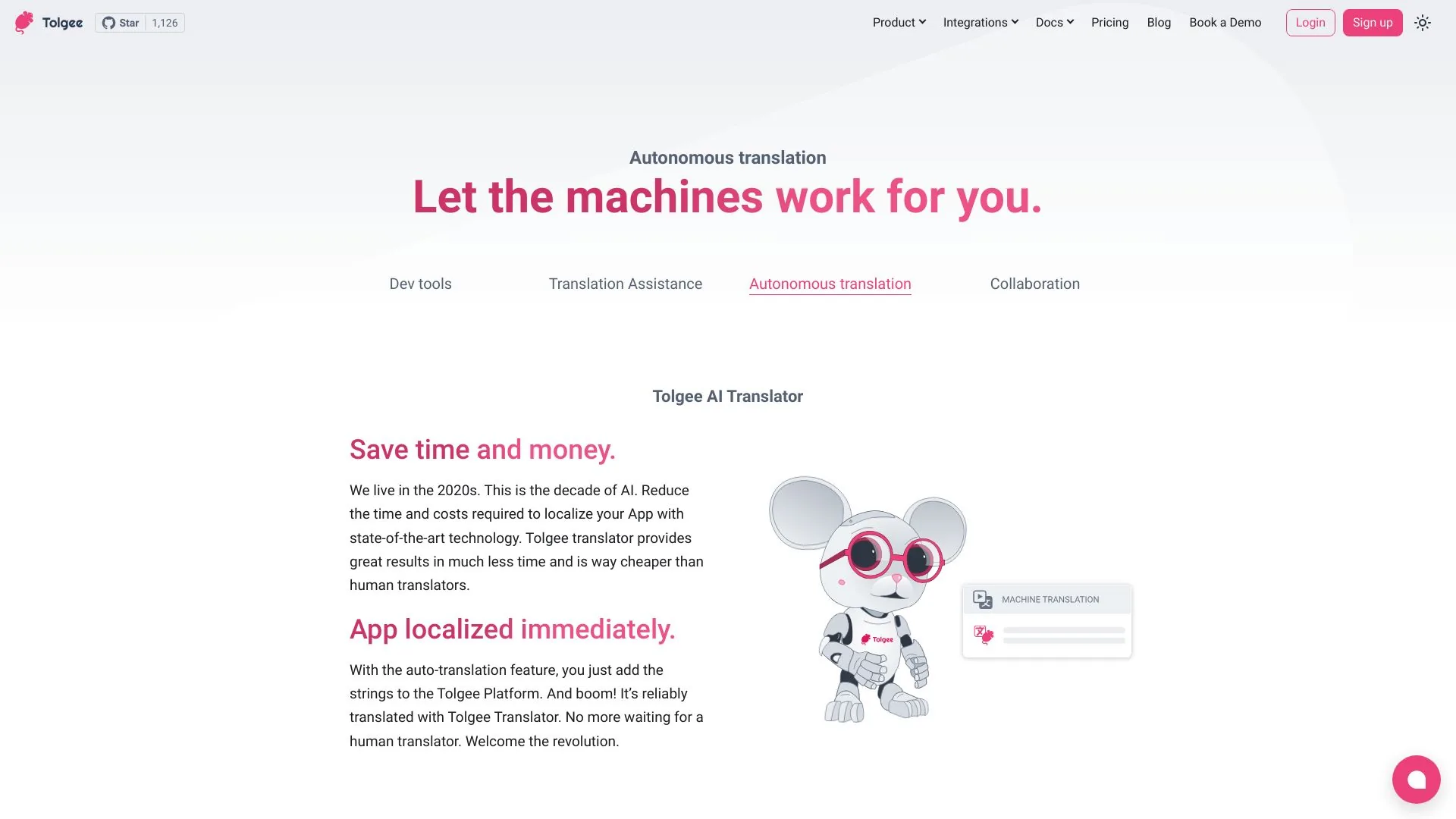 Tolgee screenshot