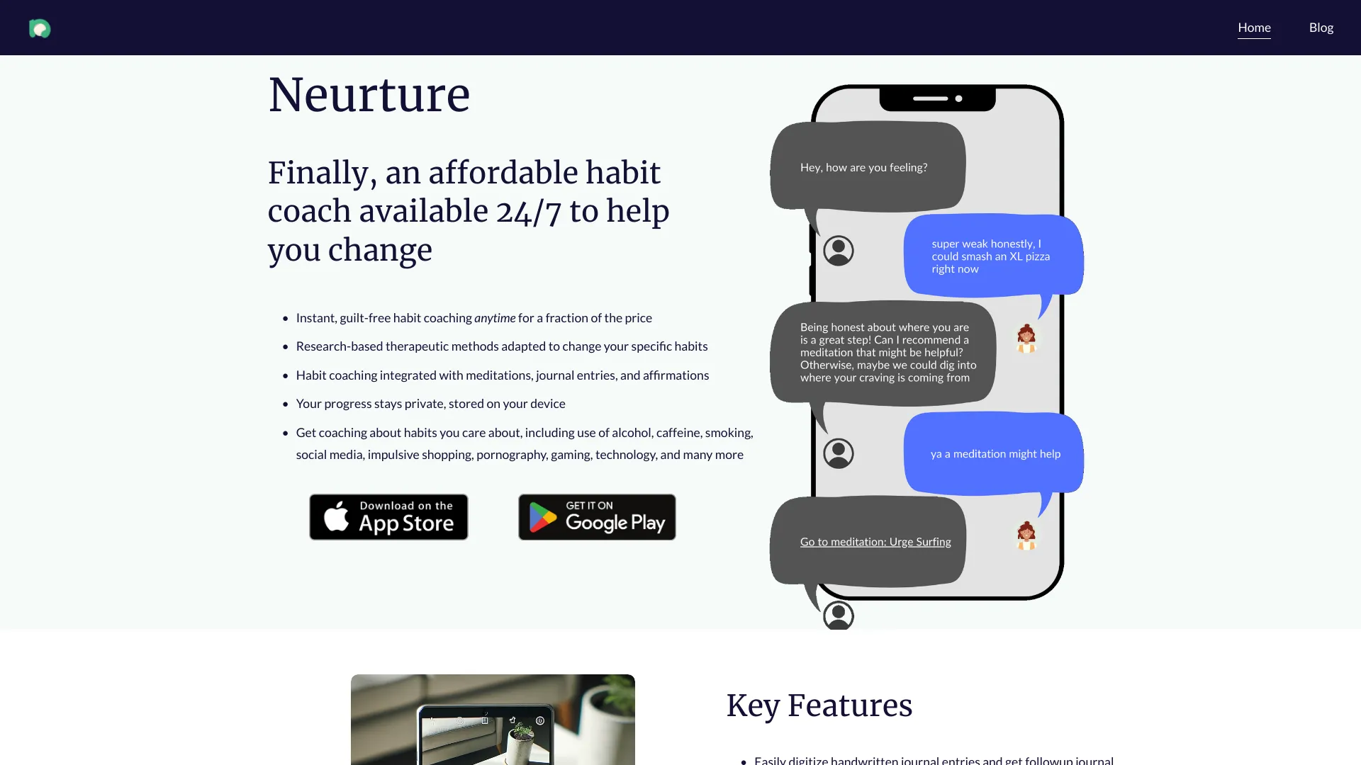 Neurture screenshot
