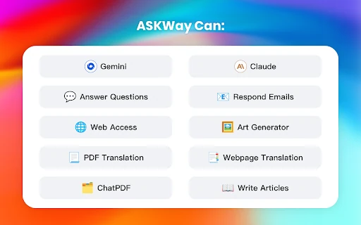 ASKWay screenshot