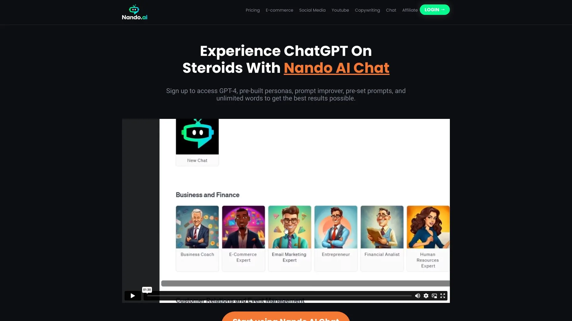 Nando.ai | Generate High-Converting Copy Instantly screenshot