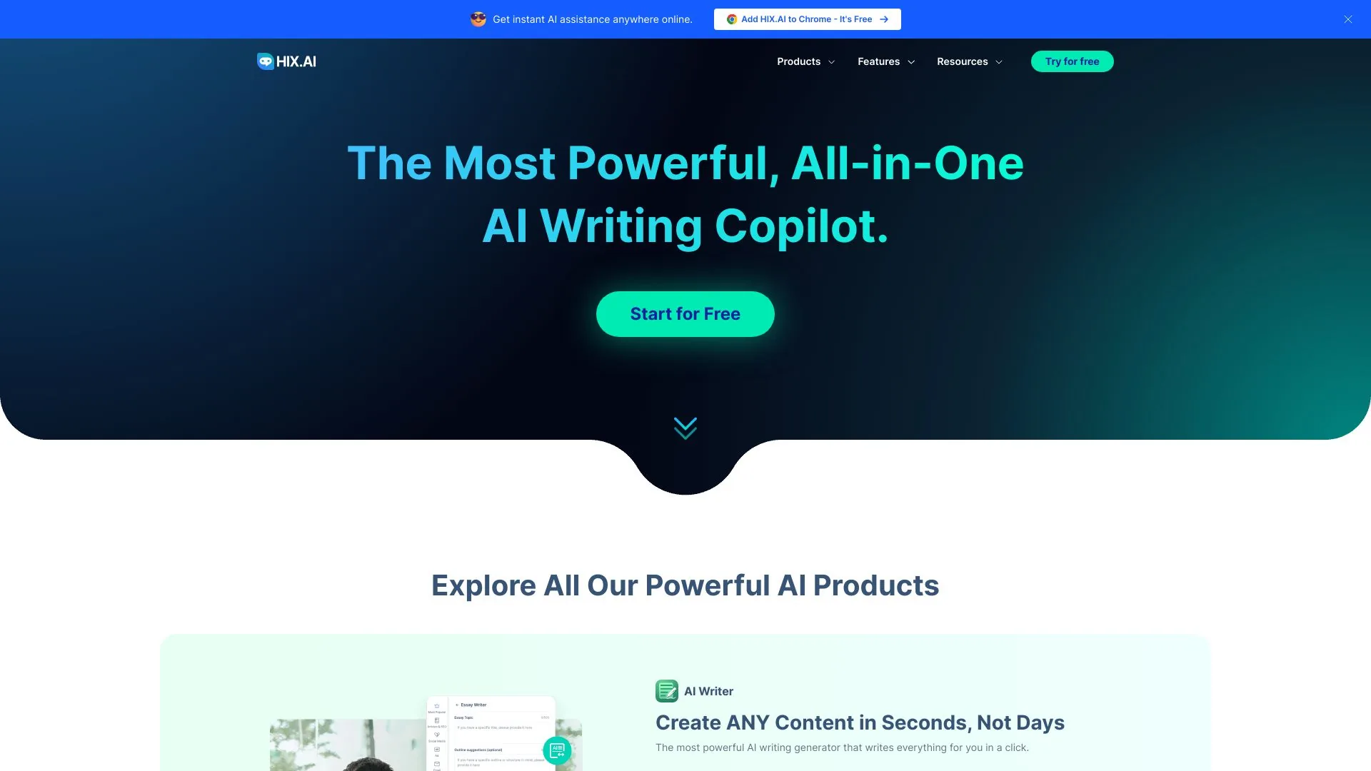 HIX.AI screenshot