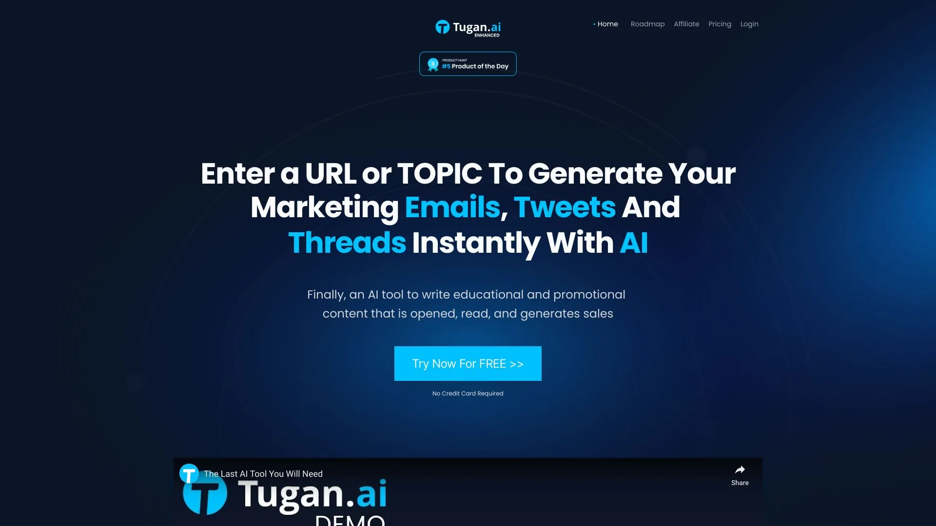 Tugan.ai screenshot