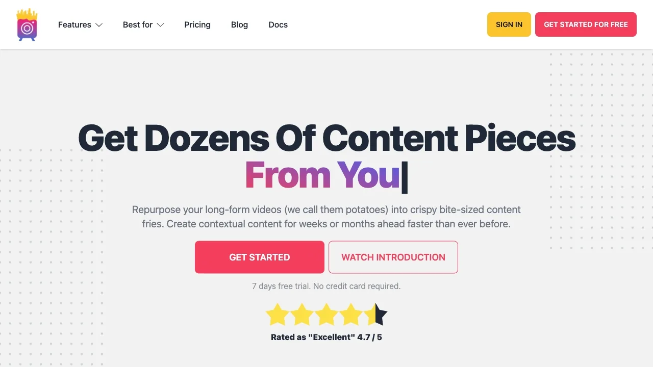 ContentFries screenshot
