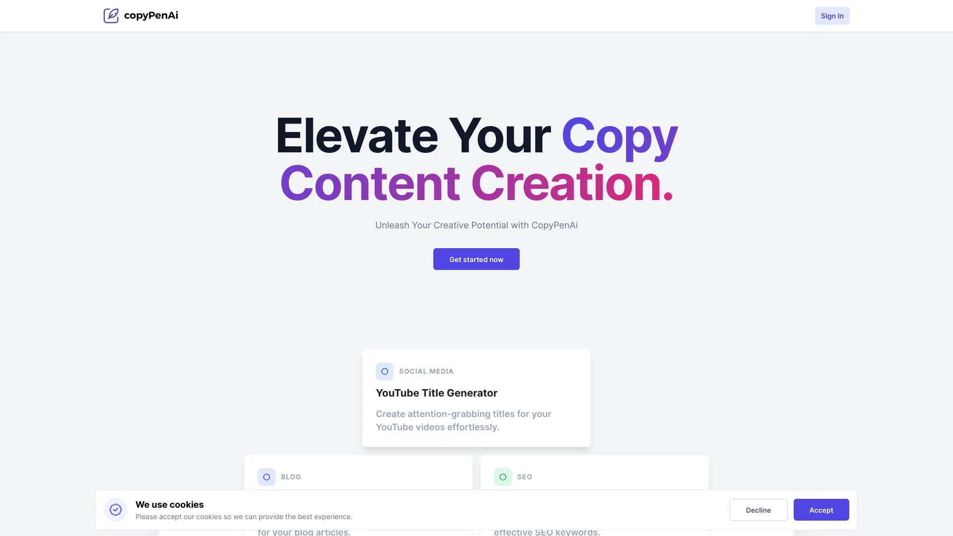copyPenAi screenshot