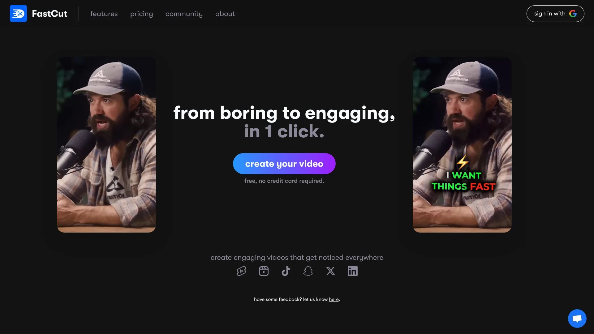FastCut screenshot